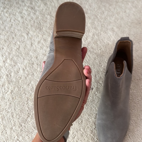 Suede Franco Sarto Ankle Booties - Picture 4 of 6